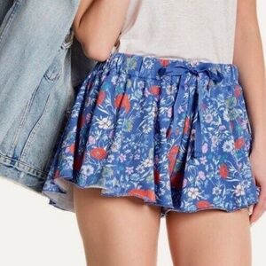 Free People florl shorts